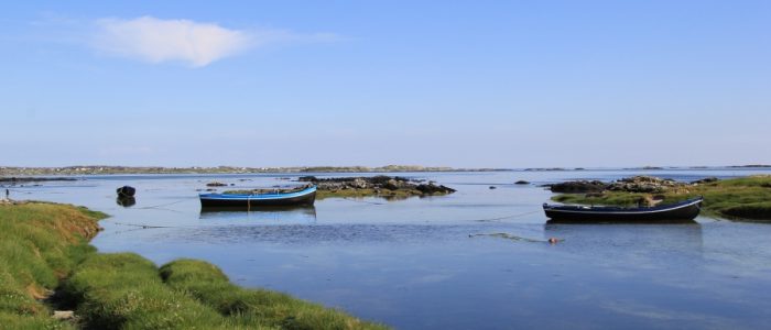 Boats in Ballyconneely Bay